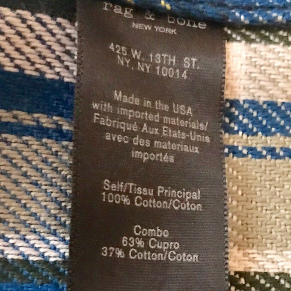 🆕RAG AND BONE Hudson plaid shirt jacket - Picture 6 of 6